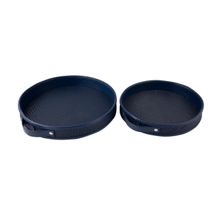 Leatherette Woven Tray