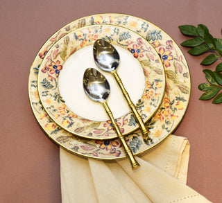 Bamboo Spoons SO6 gold and nickle