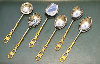 Chain Serving cutlery set of 6