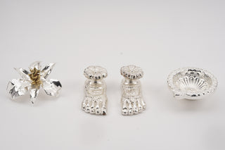 Diwali Hamper Silver including (Diva, Charan & Orchid)