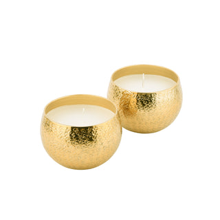 Khurduri textured wax filled jar in nickle finish SO2