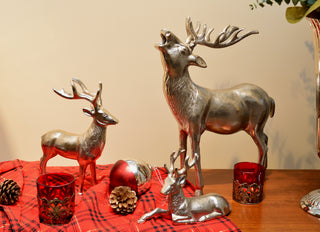 Reindeer, silver - Sitting