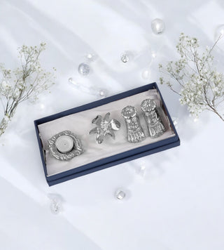 Diwali Hamper Silver including (Diva, Charan & Orchid)
