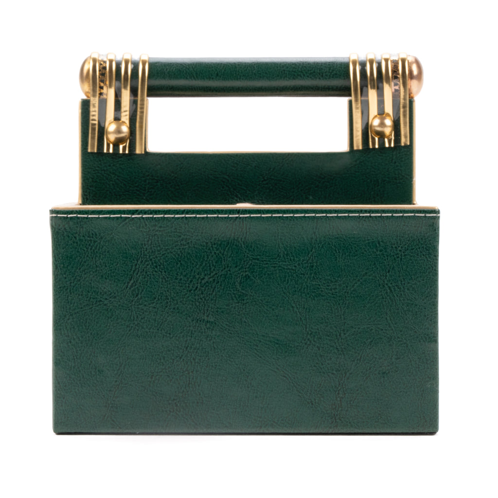 Leatherette Cutlery Holder with Handle