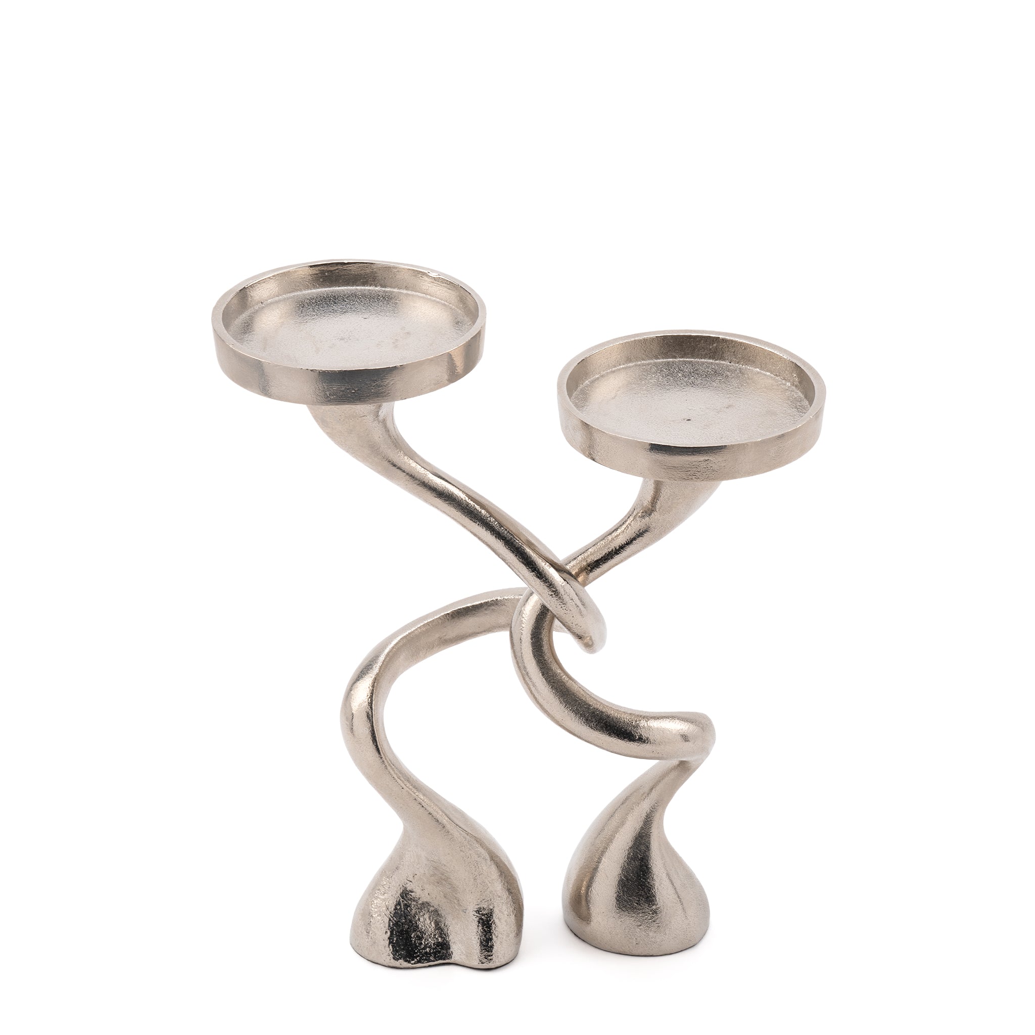Dancing hugging candle holder