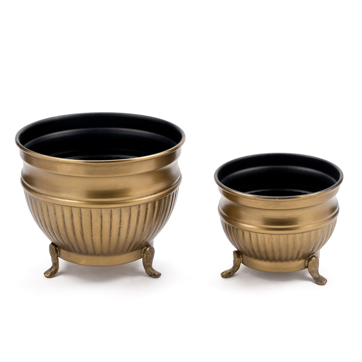 Gold Planter with Legs