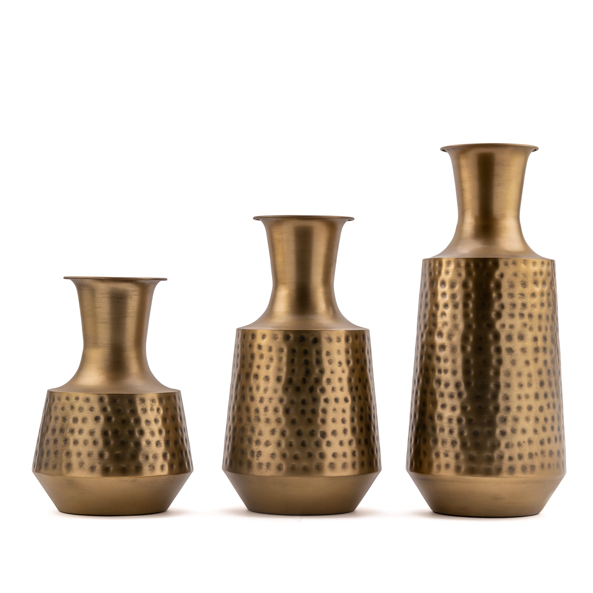 Hammered Surahi Vase