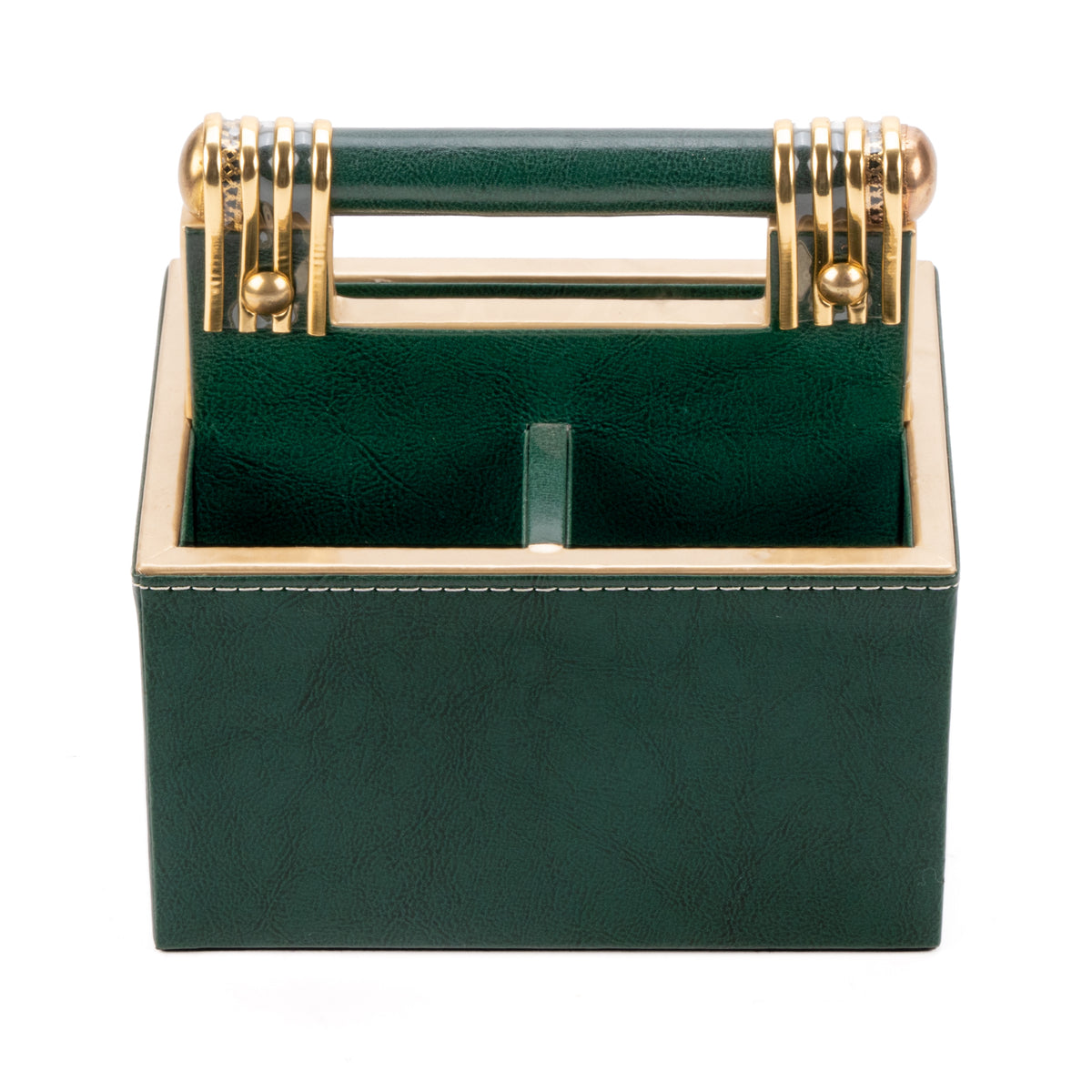 Leatherette Cutlery Holder with Handle