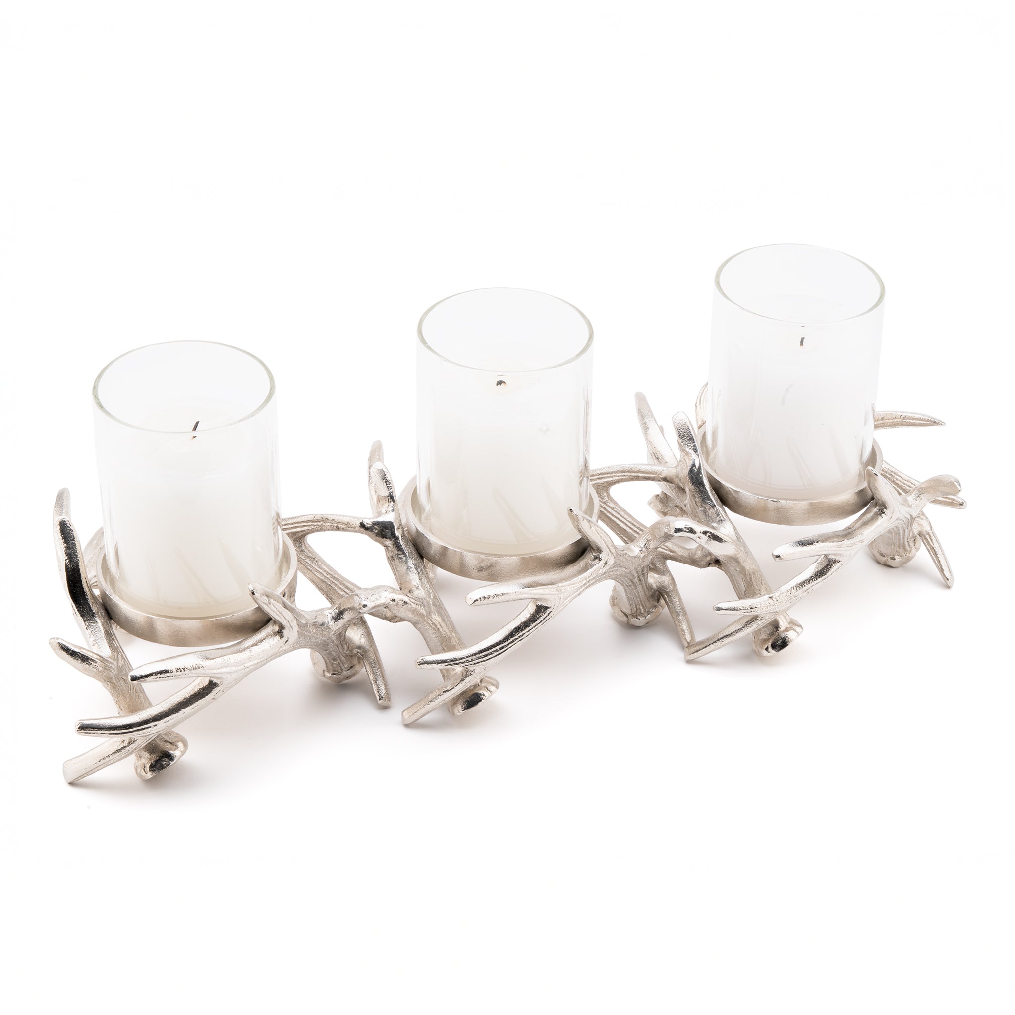 3 light branched candle holder