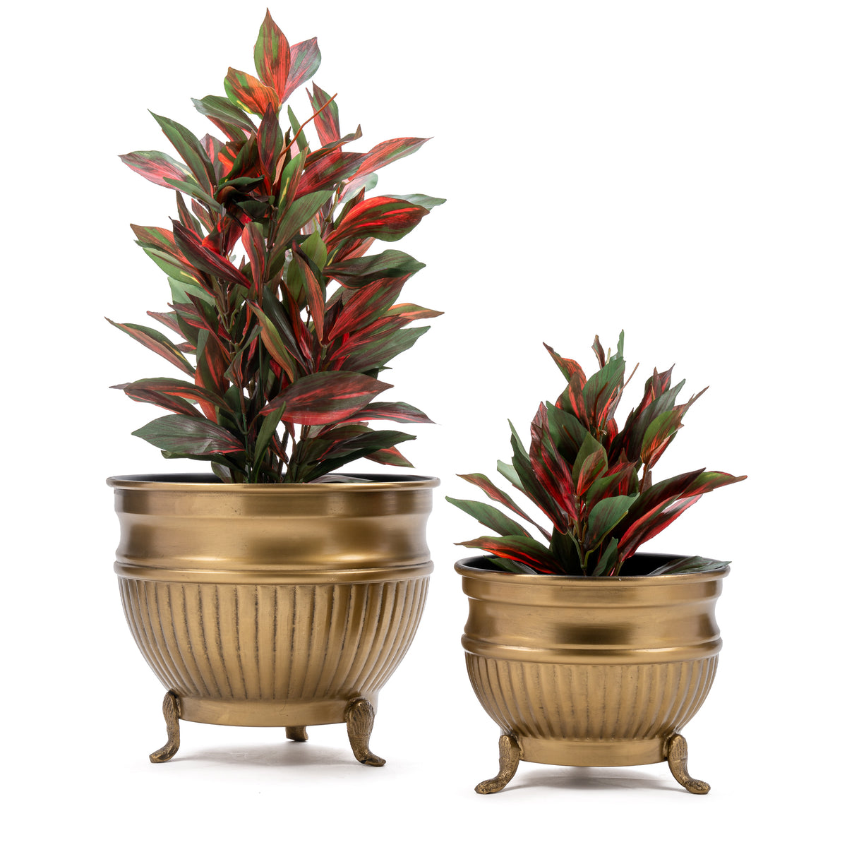 Gold Planter with Legs