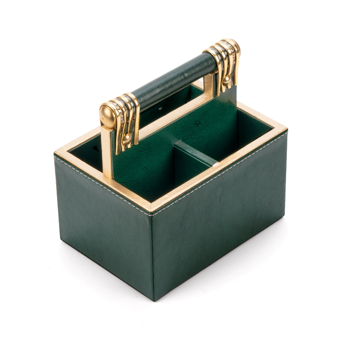 Leatherette Cutlery Holder with Handle