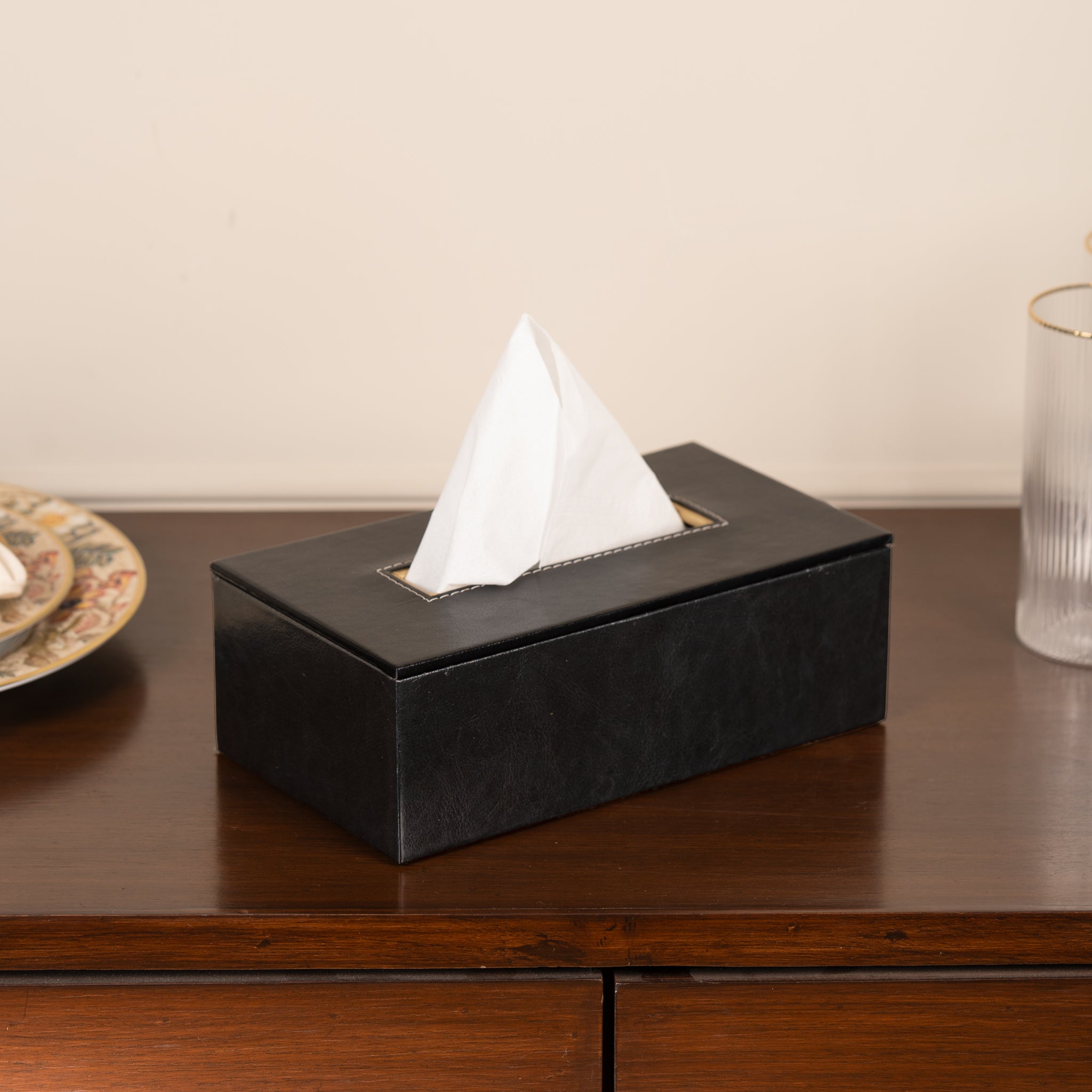 Leatherette Tissue box