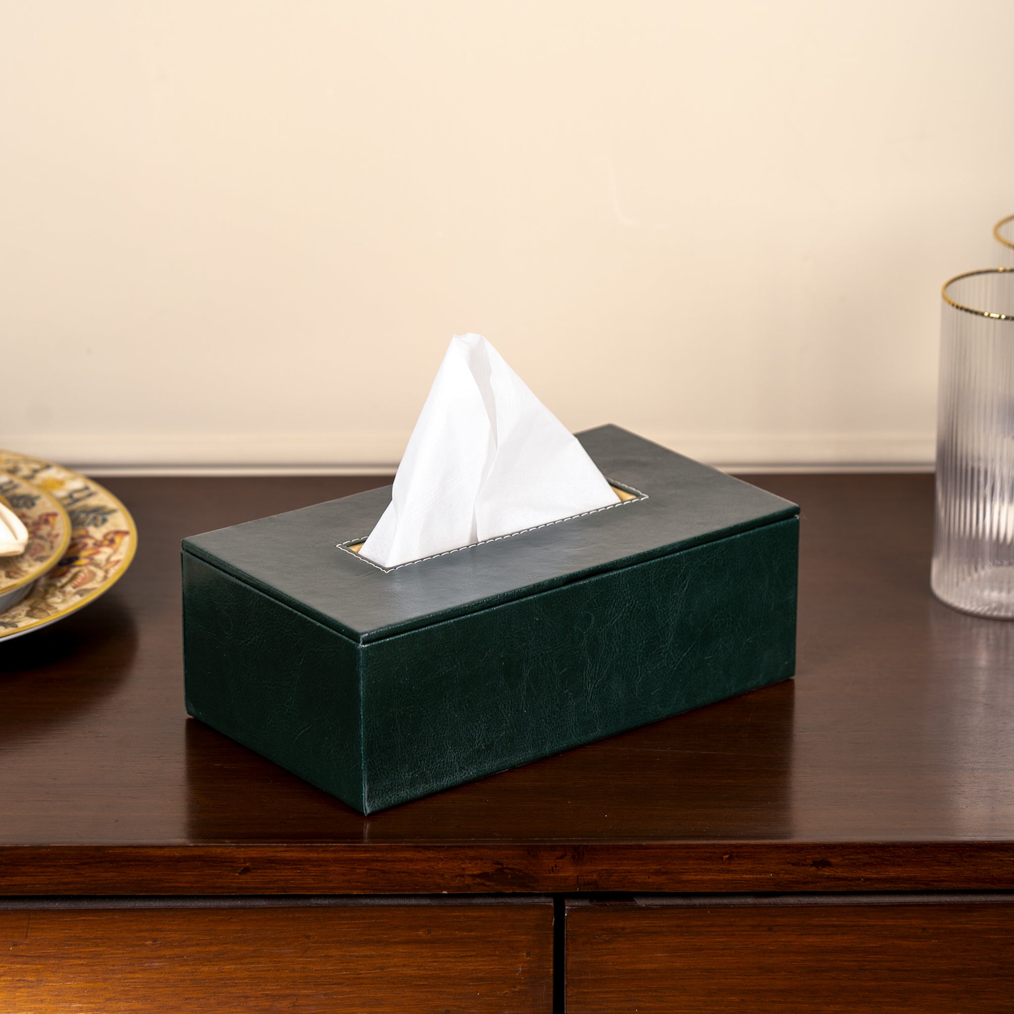 Leatherette Tissue box