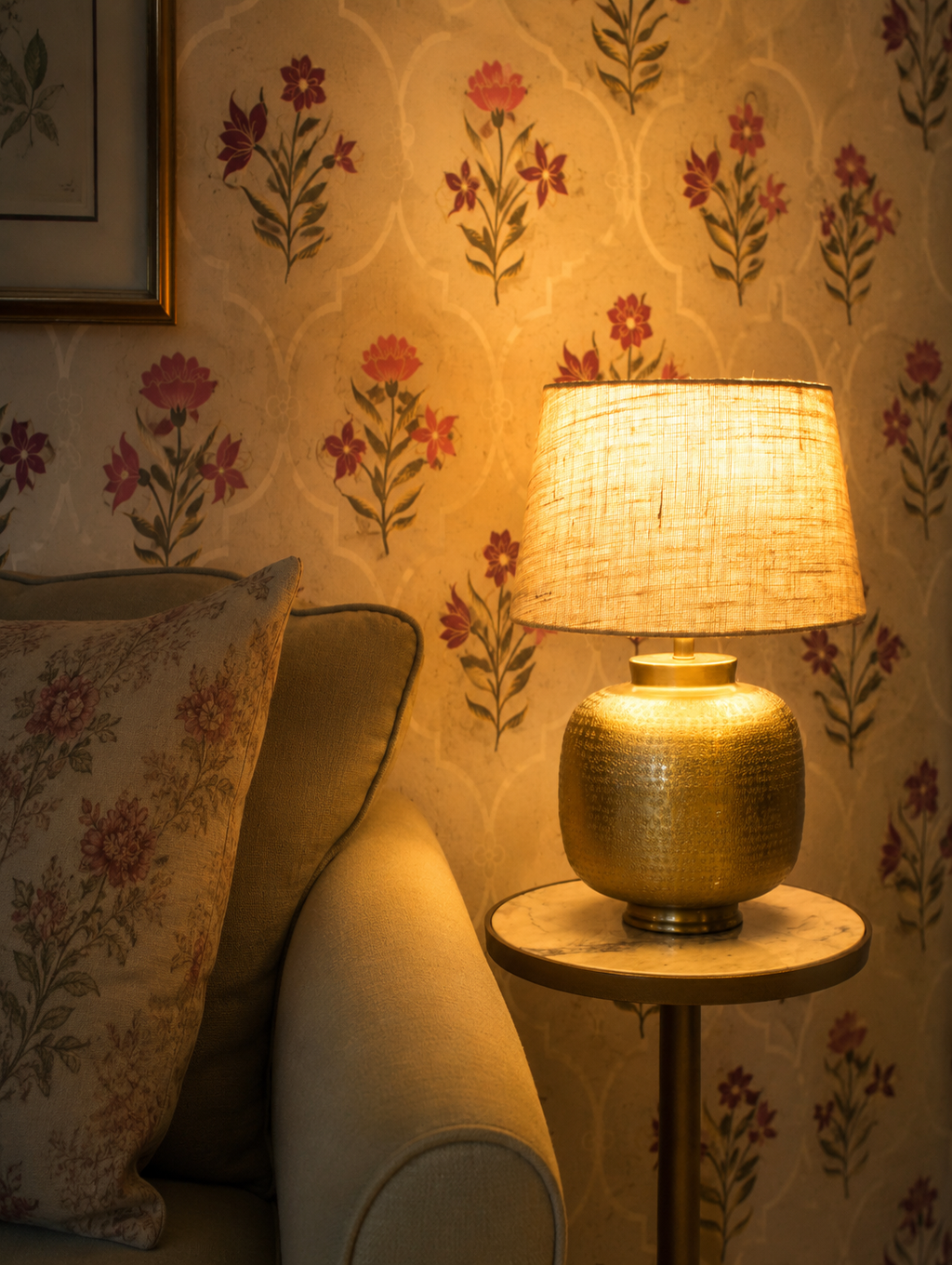 Khuduri textured table lamp