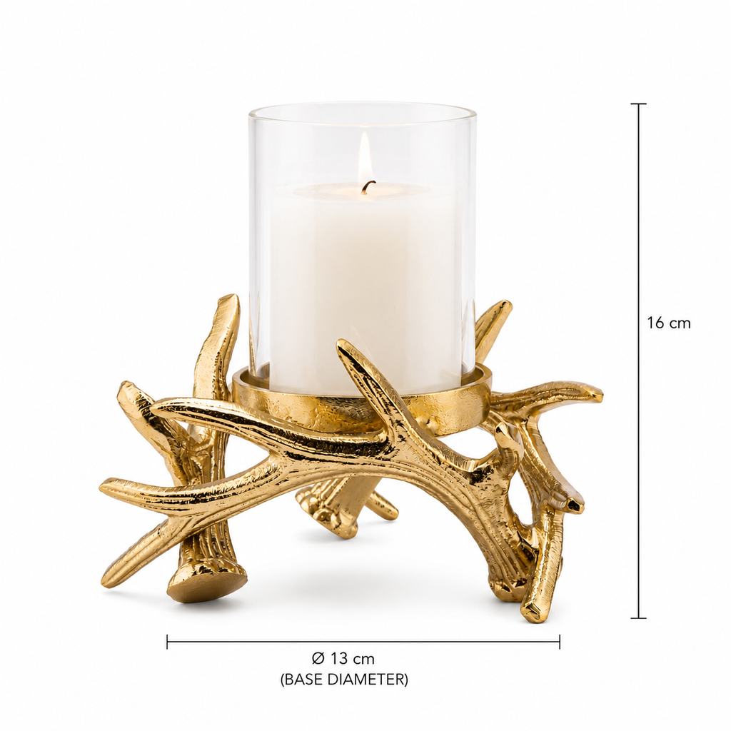 Single Light Branch Candle Holder