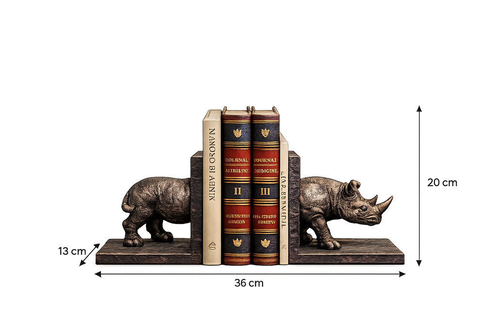 Rhino Bookend