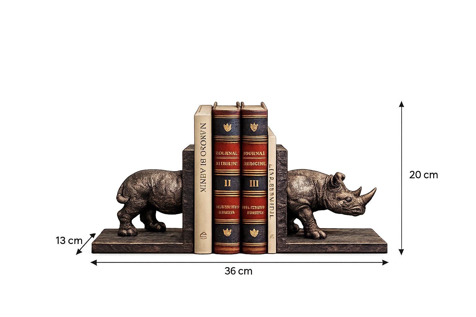 Rhino Bookend