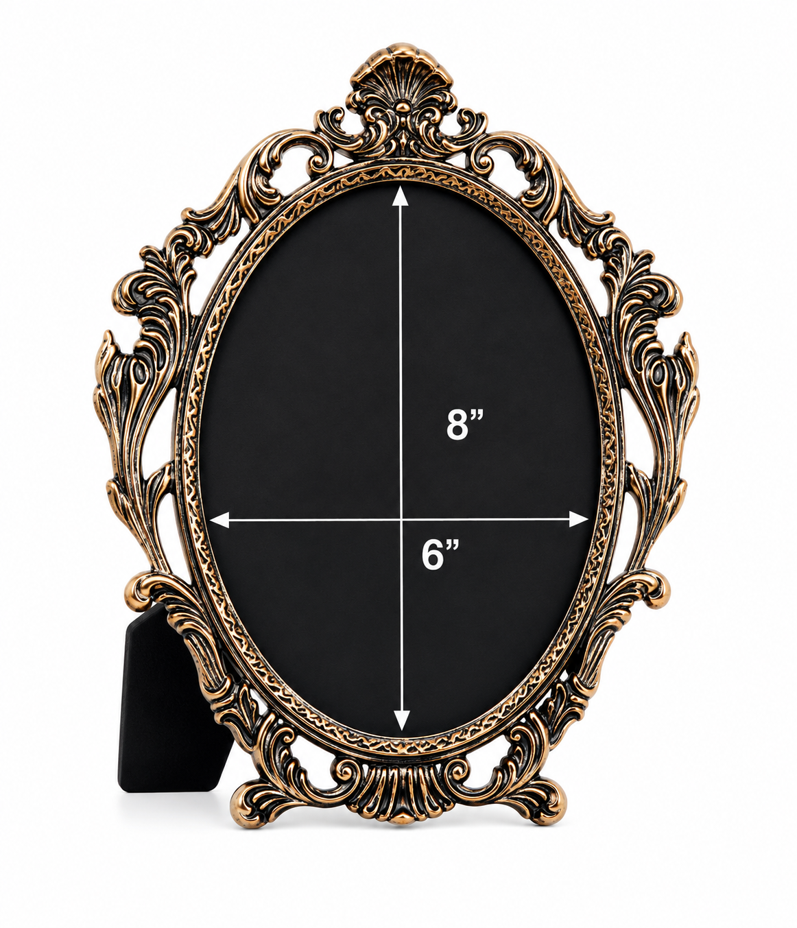 Baroque style Oval Photo Frame