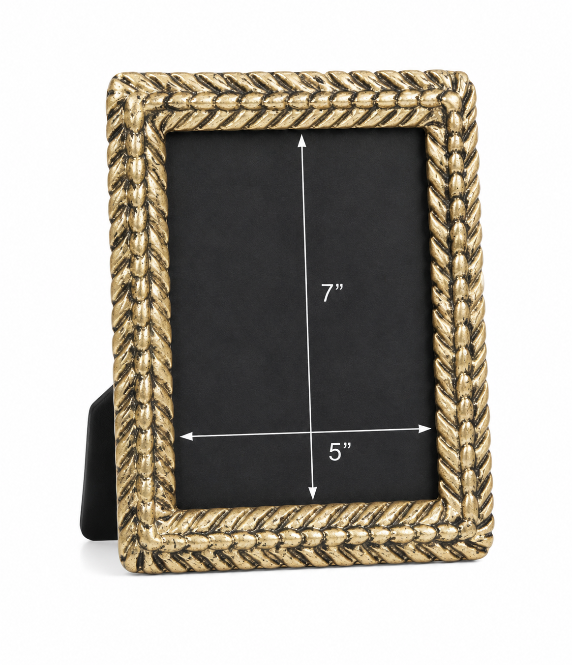 Rattan Ribbed Photo Frame
