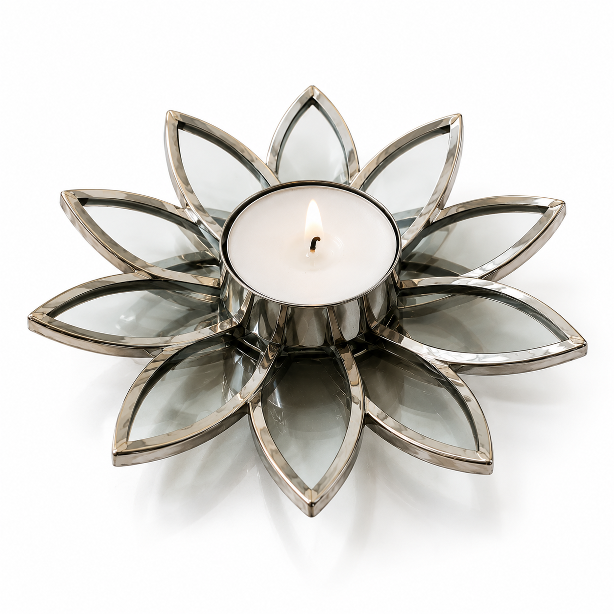 Lotus shape T- light holder