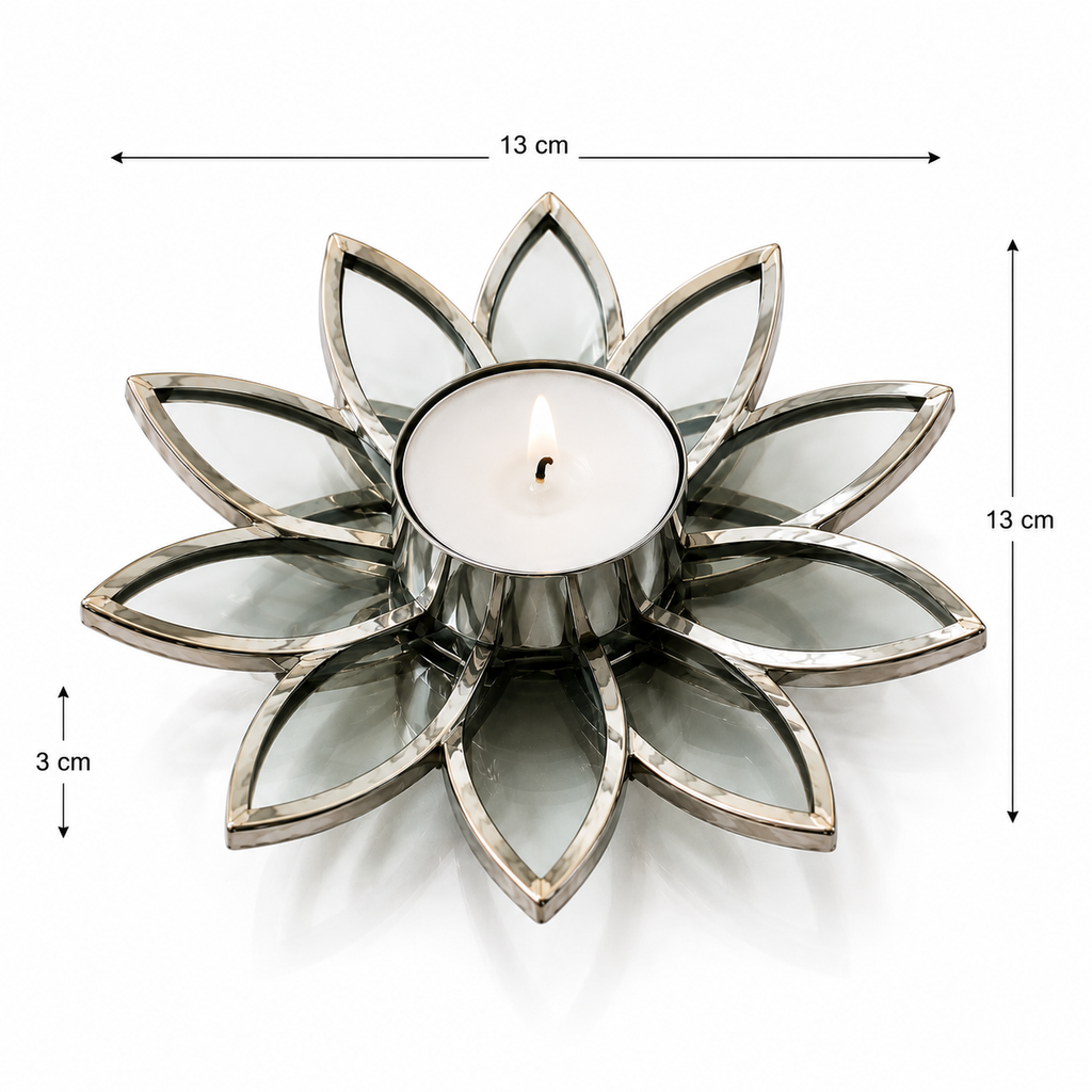 Lotus shape T- light holder