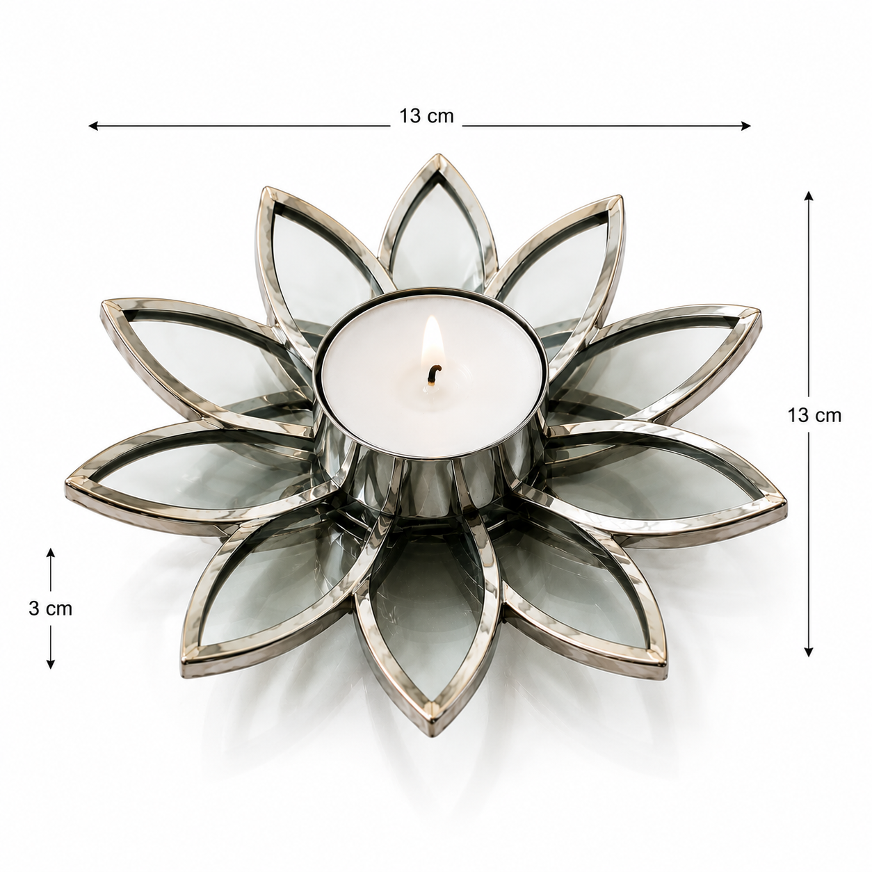 Lotus shape T- light holder