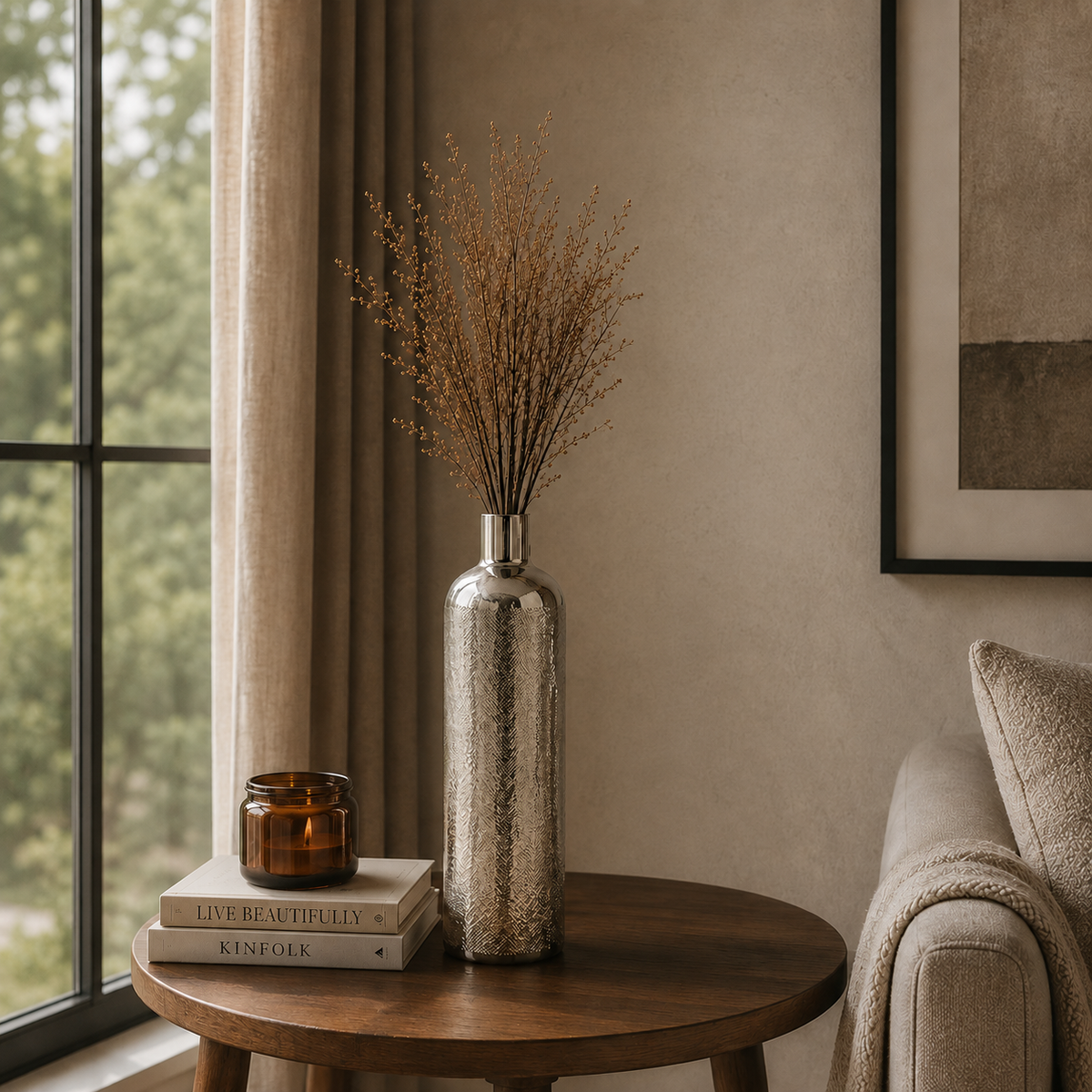 Chatai Textured Bottle Vase