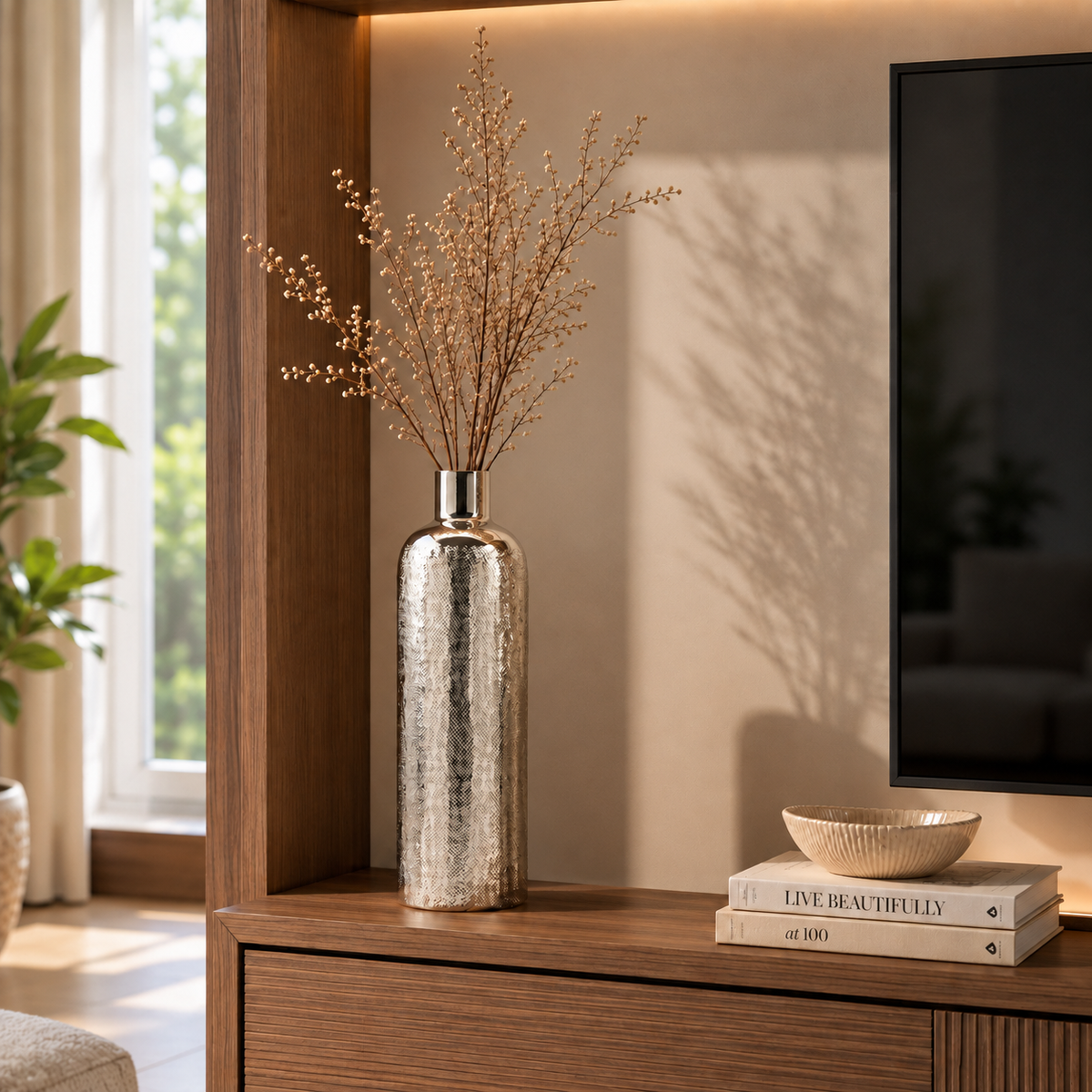 Chatai Textured Bottle Vase