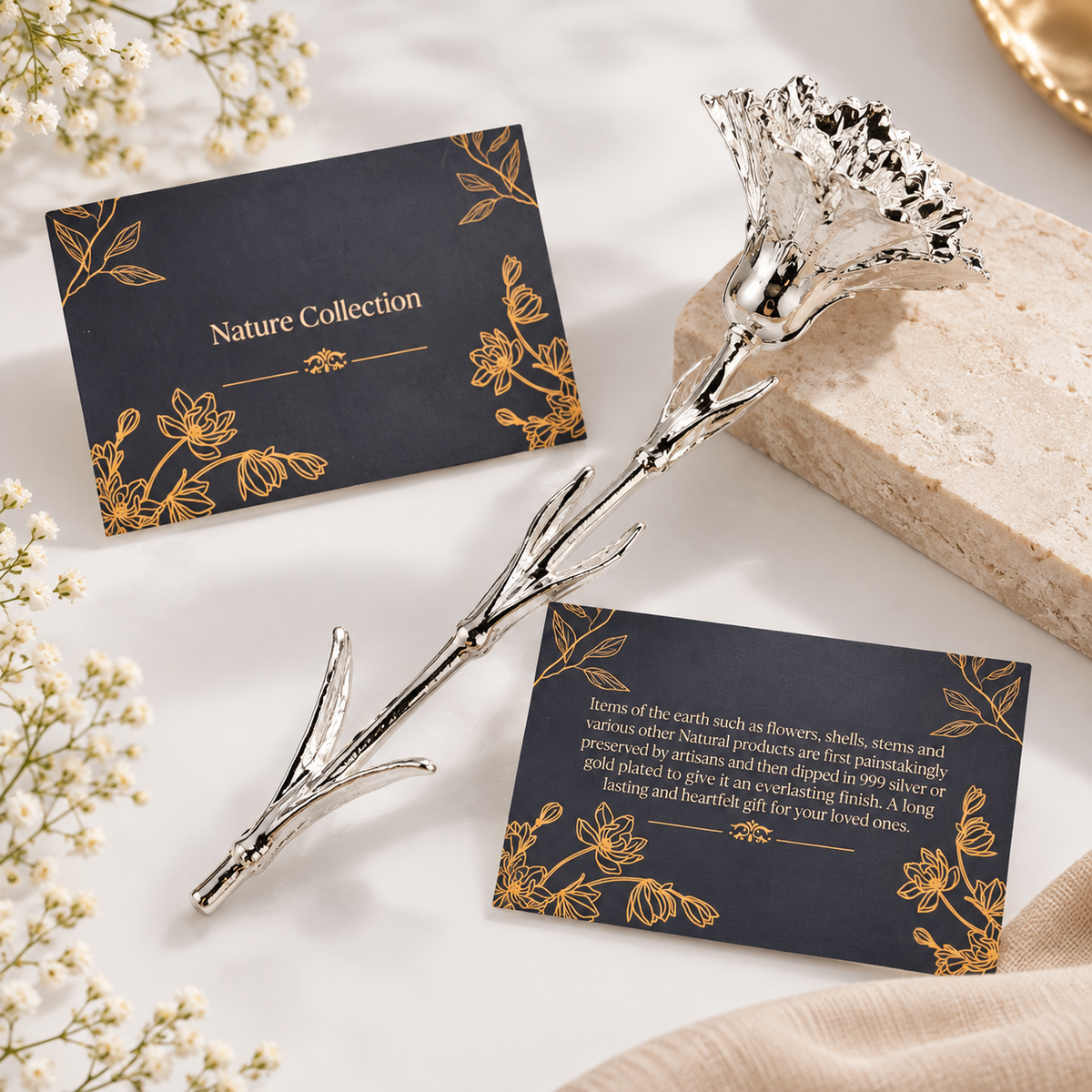 Carnation Gold/Silver