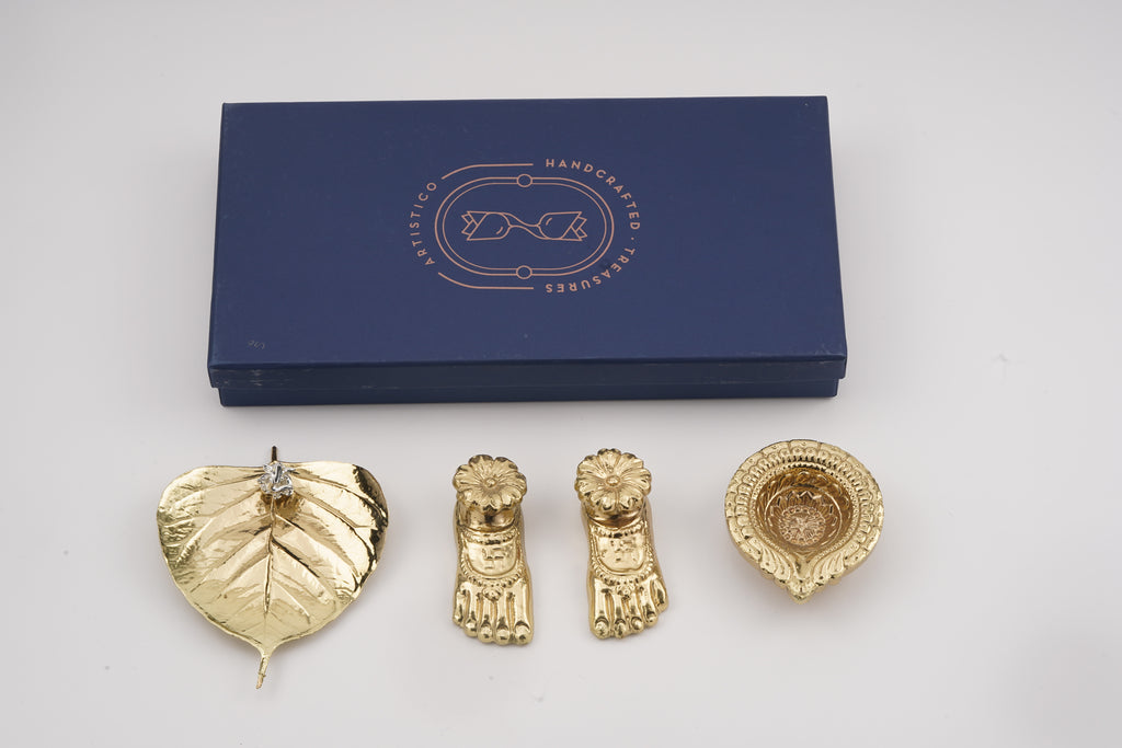 Diwali Hamper Gold including (Diva, Charan & Orchid)