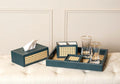 Leatherette Tray, Coaster, Pen & Tissue Holder SO4