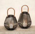 Black Powder Coated Cage Lantern