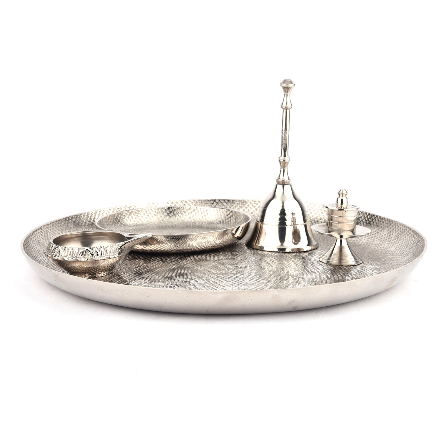 Pooja Thali Set with 4 Accessories