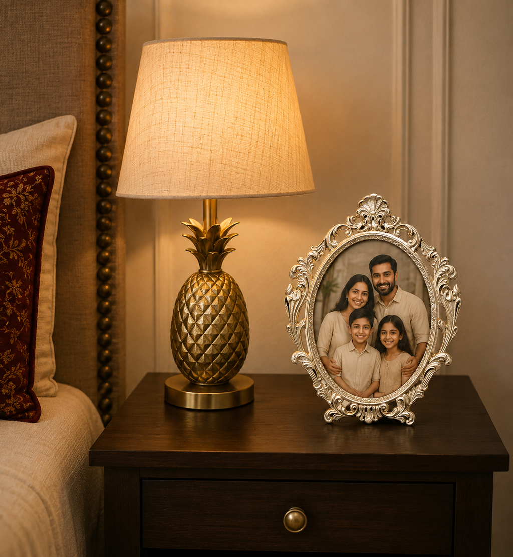 Baroque style Oval Photo Frame