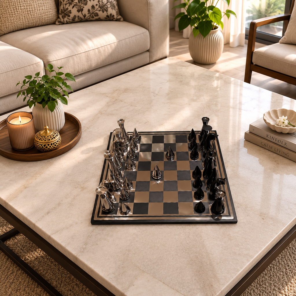 Metal Chess Board