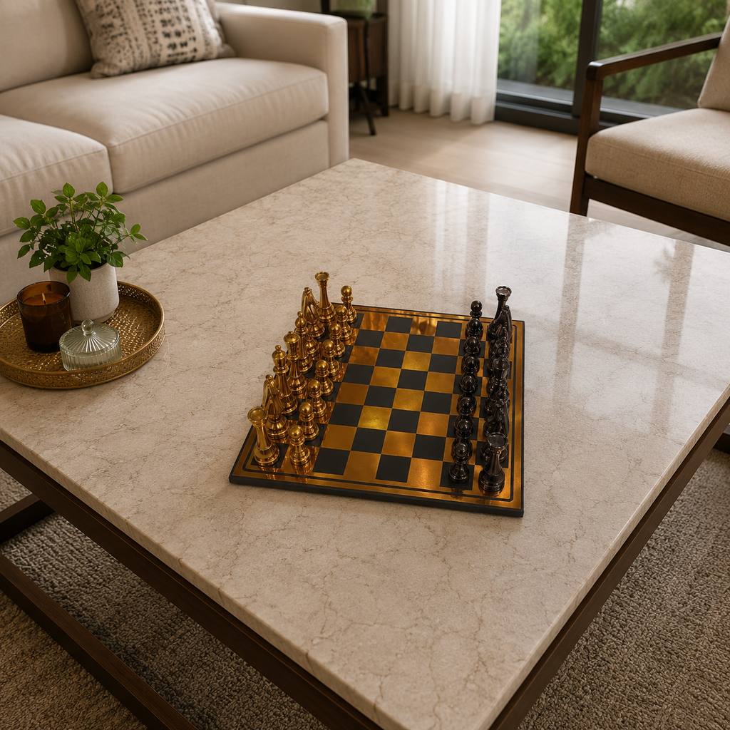Metal Chess Board