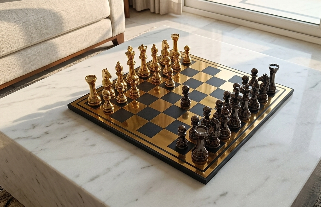 Metal Chess Board