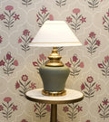 Metalic Gold and Green finish table lamp