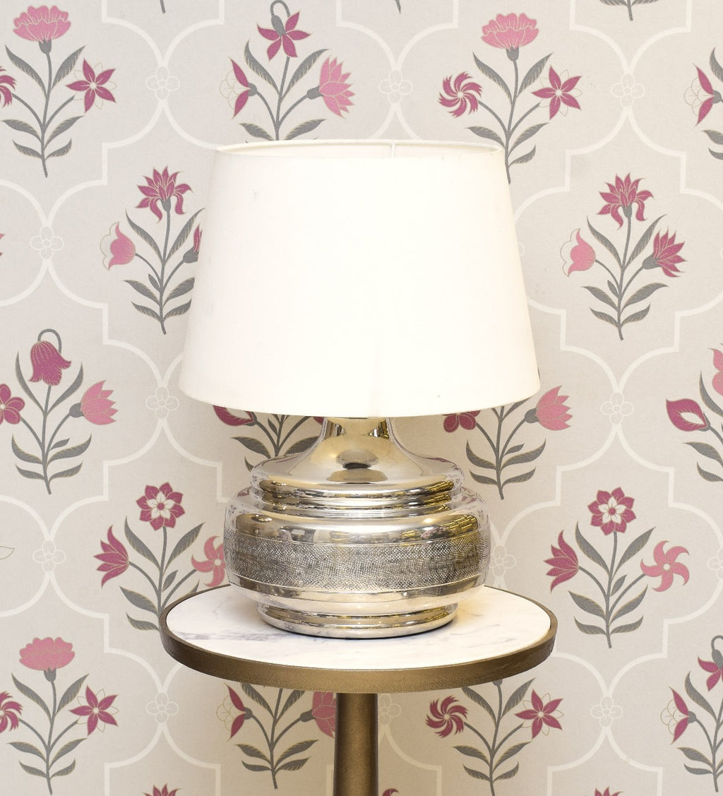Chatai Strip Table lamp in Nickle Finish wide