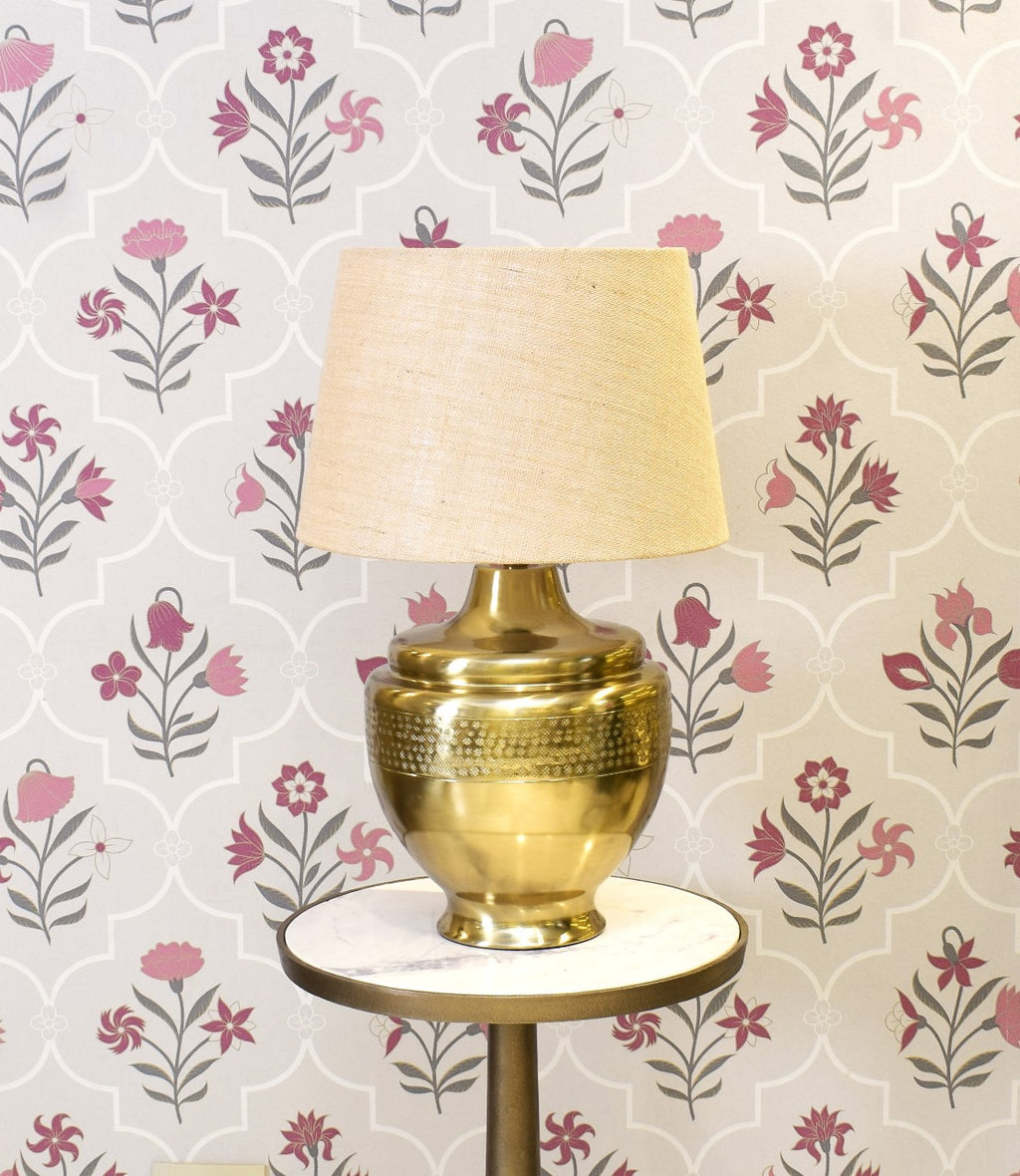 Chatai Strip Table lamp in Gold finish wide