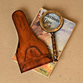 Engraved Magnifier with Leather Case