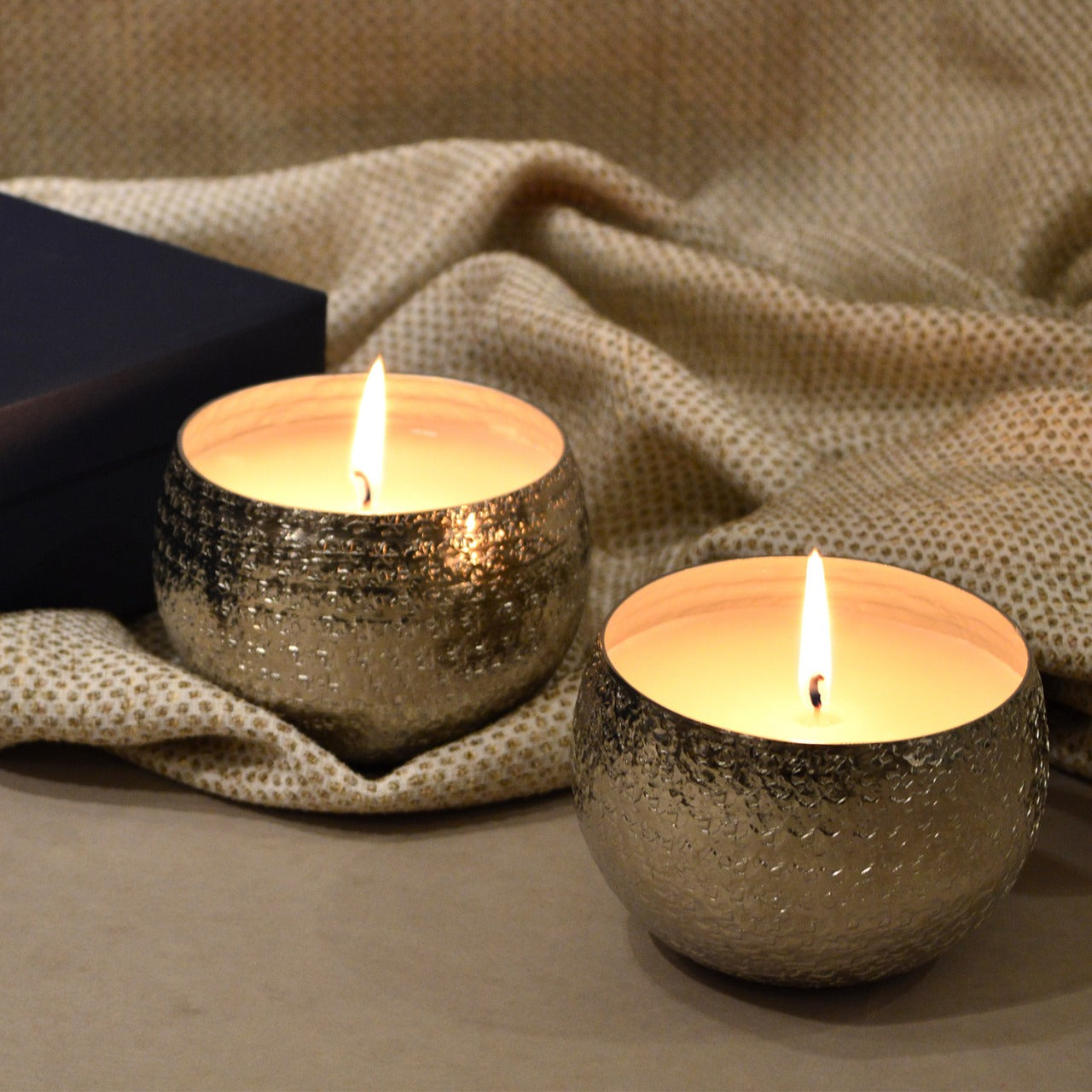 Khurduri Textured Wax Filled Jar