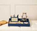 Leatherette Tray, Coaster, Pen & Tissue Holder SO4
