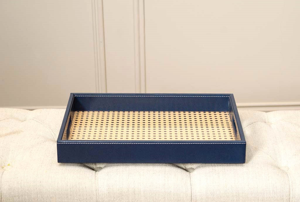 Leatherette Tray, Coaster, Pen & Tissue Holder SO4