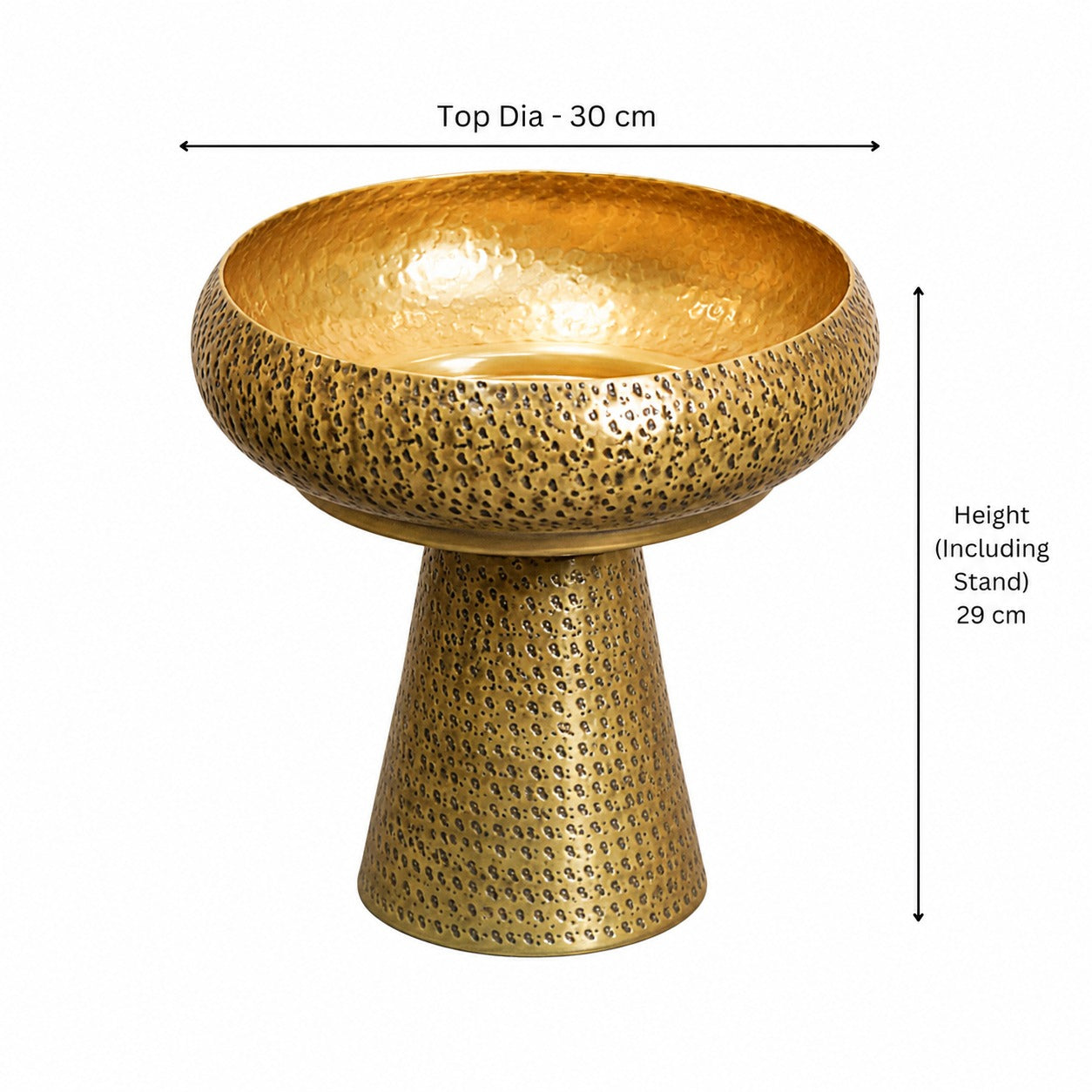 Textured Urli – Brass Antique Finish